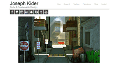 Desktop Screenshot of josephkider.com